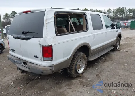 2001 Ford Excursion Limited z USA, uszkodzony, nr VIN 1FMNU43S01EA00174
